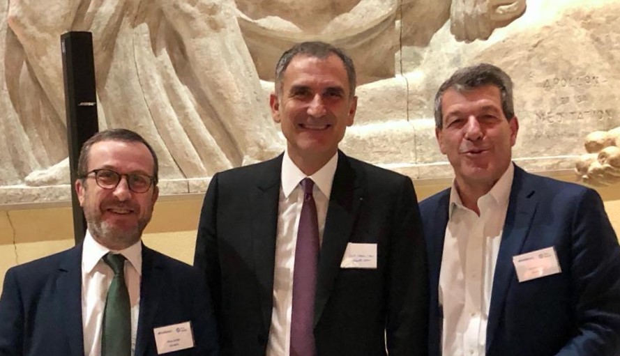 Olivier Lelong, CEO Aca Nexia, Guy Mamou Mani, Chairman Groupe Open, François Mahé, Chairman Aca Nexia