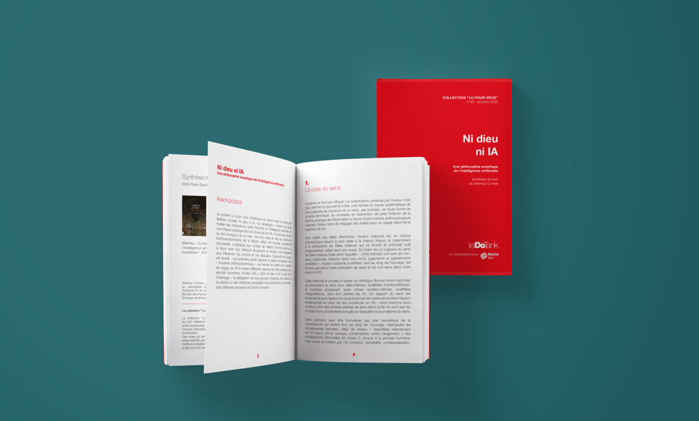 Lu pour vous : Ni dieu ni IA Lu pour vous : Ni dieu ni IA